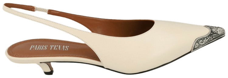 Paris Texas Wmns Jessica Western Slingback Pump Milk