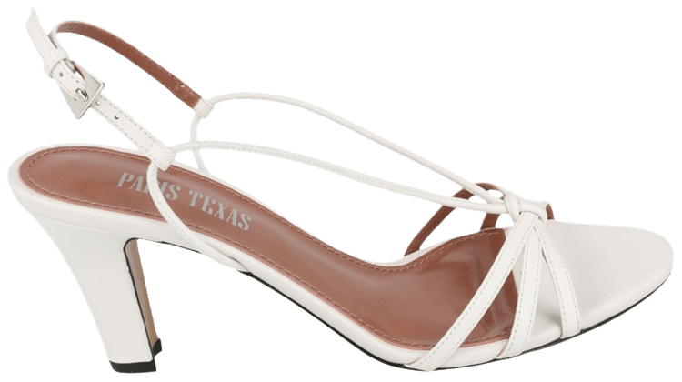 Paris Texas Wmns Bianca Strappy Sandal White