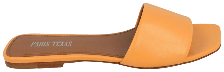 Paris Texas Wmns Sanremo Flat Sandal Orange