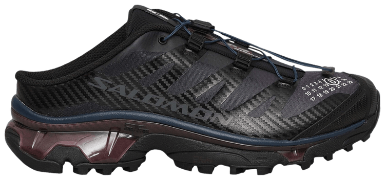 MM6 Maison Margiela x Salomon XT 4 Mule Black Hunkle Berry Violet