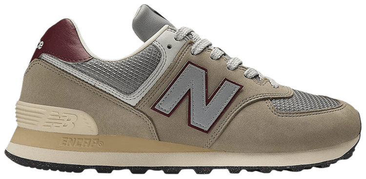 New Balance 574 Arid Stone Monarch Burgundy