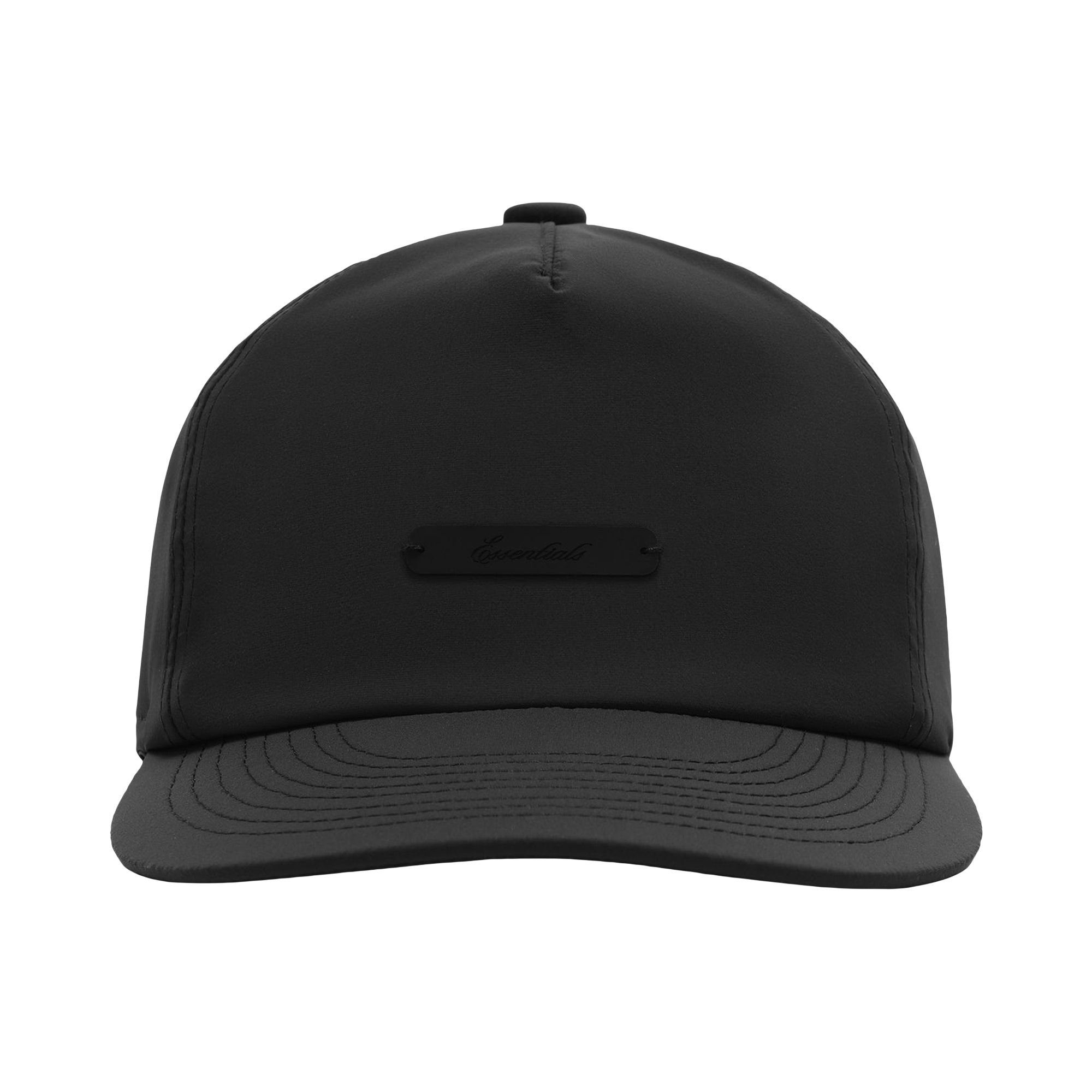 Pre-owned Essentials Fear Of God  5 Panel Nylon Hat 'vintage Black' | Men's Size S/m