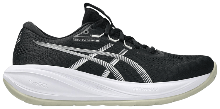 ASICS Gel Cumulus 28 4E Extra Wide Black White