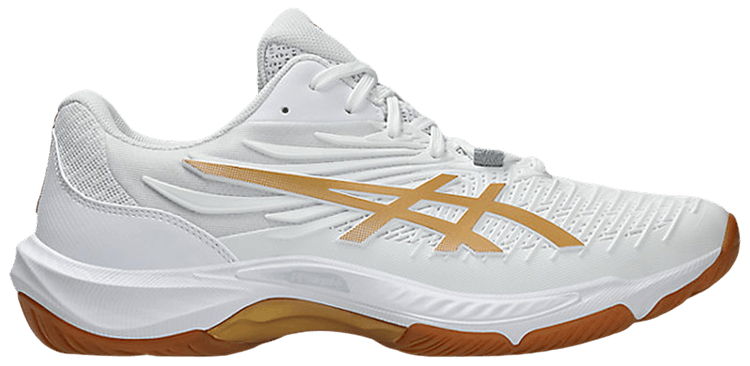 ASICS Court Control FF 4 2E Wide White Pure Gold