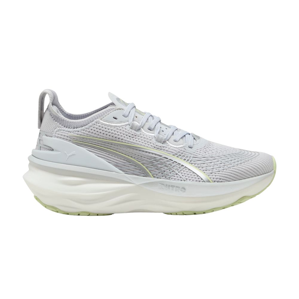 Pre-owned Puma Wmns Foreverrun Nitro 2 'silver Mist Apple Spritz' | Grey | Women's Size 6.5