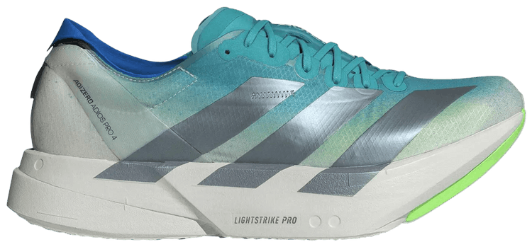 adidas Adizero Adios Pro 4 Hi Res Aqua Iron Metallic Grey