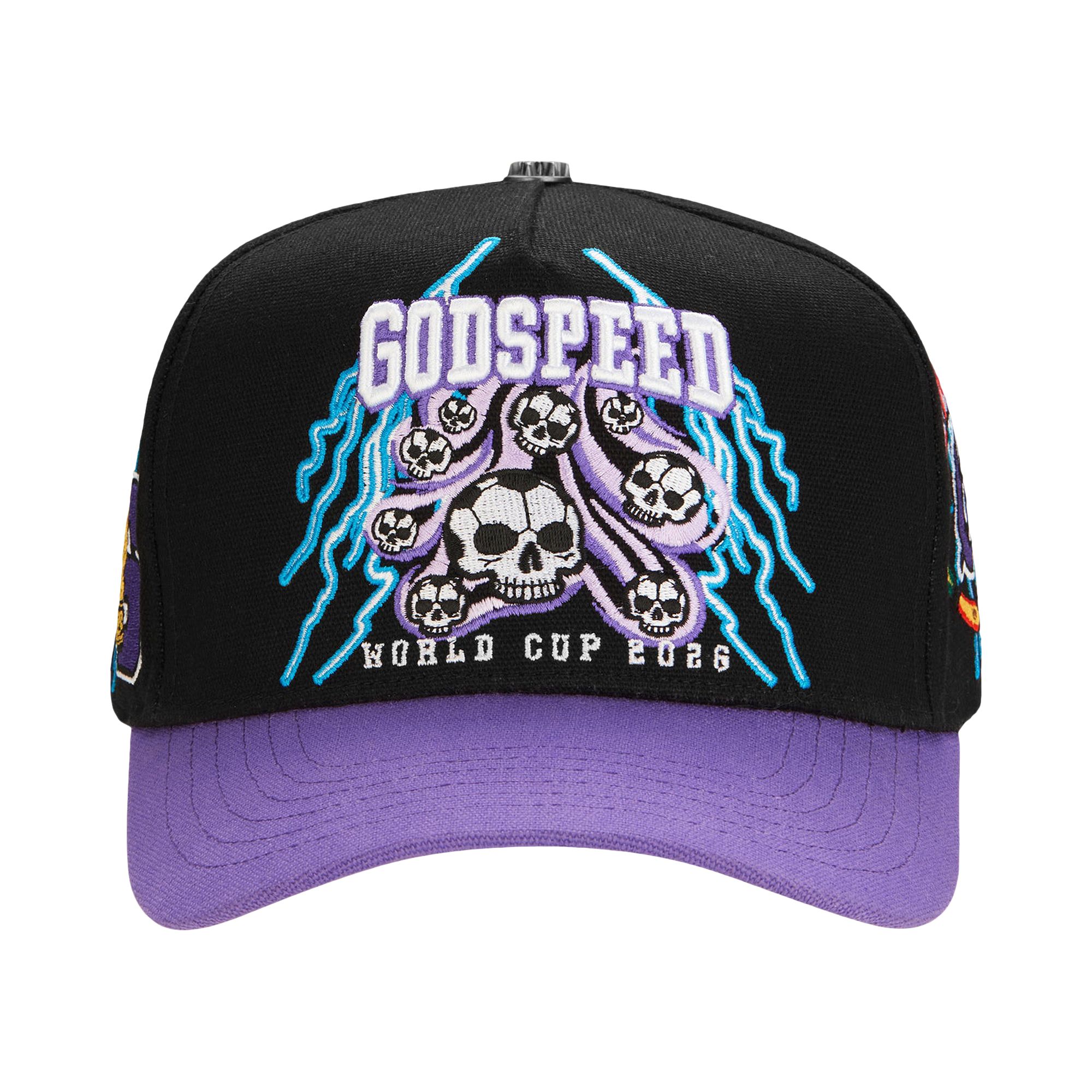 Pre-owned Godspeed 27 Gswc Voltage Hat 'black/purple' | Men's Size Onesize