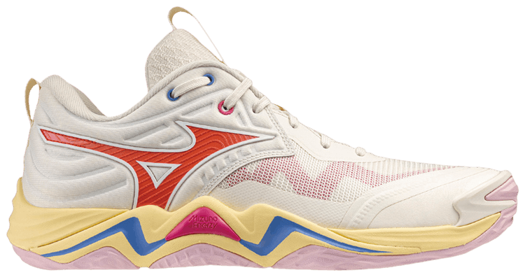Mizuno Wave Momentum Elite White Orange Blue