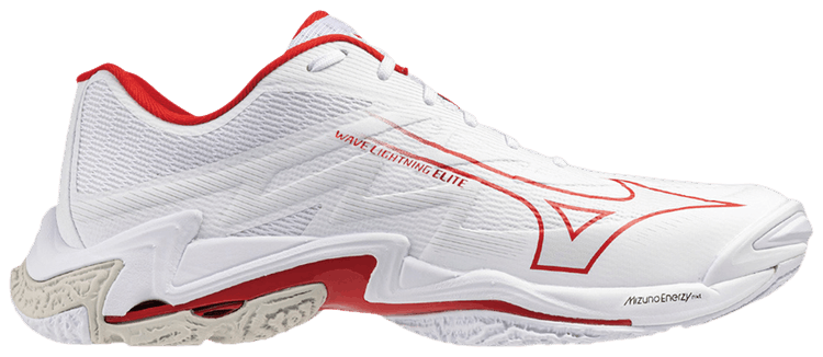 Mizuno Wave Lightning Elite White Red