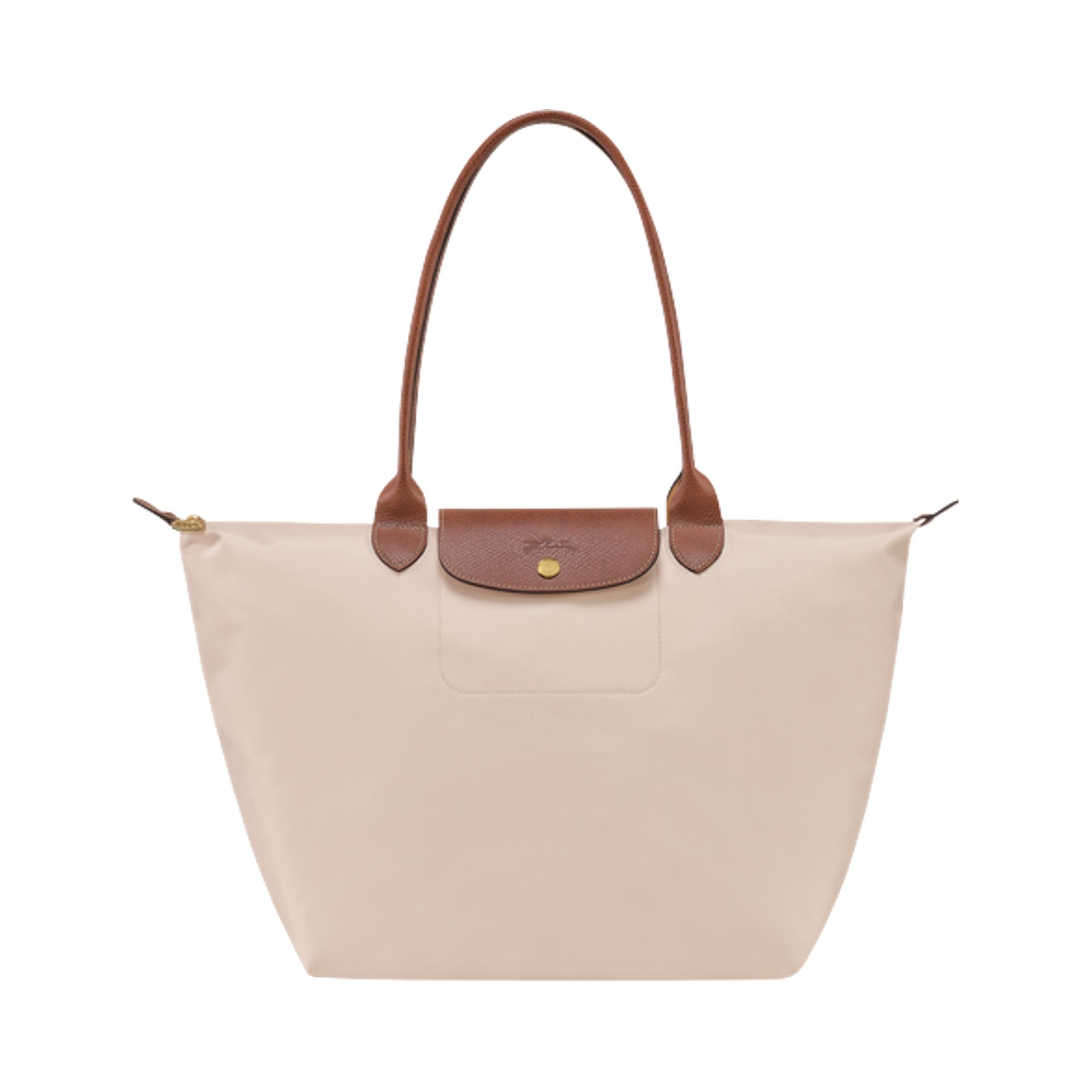 Pre-owned Longchamp Le Pliage Original L Tote Bag 'paper' | Cream | Women's Size Onesize