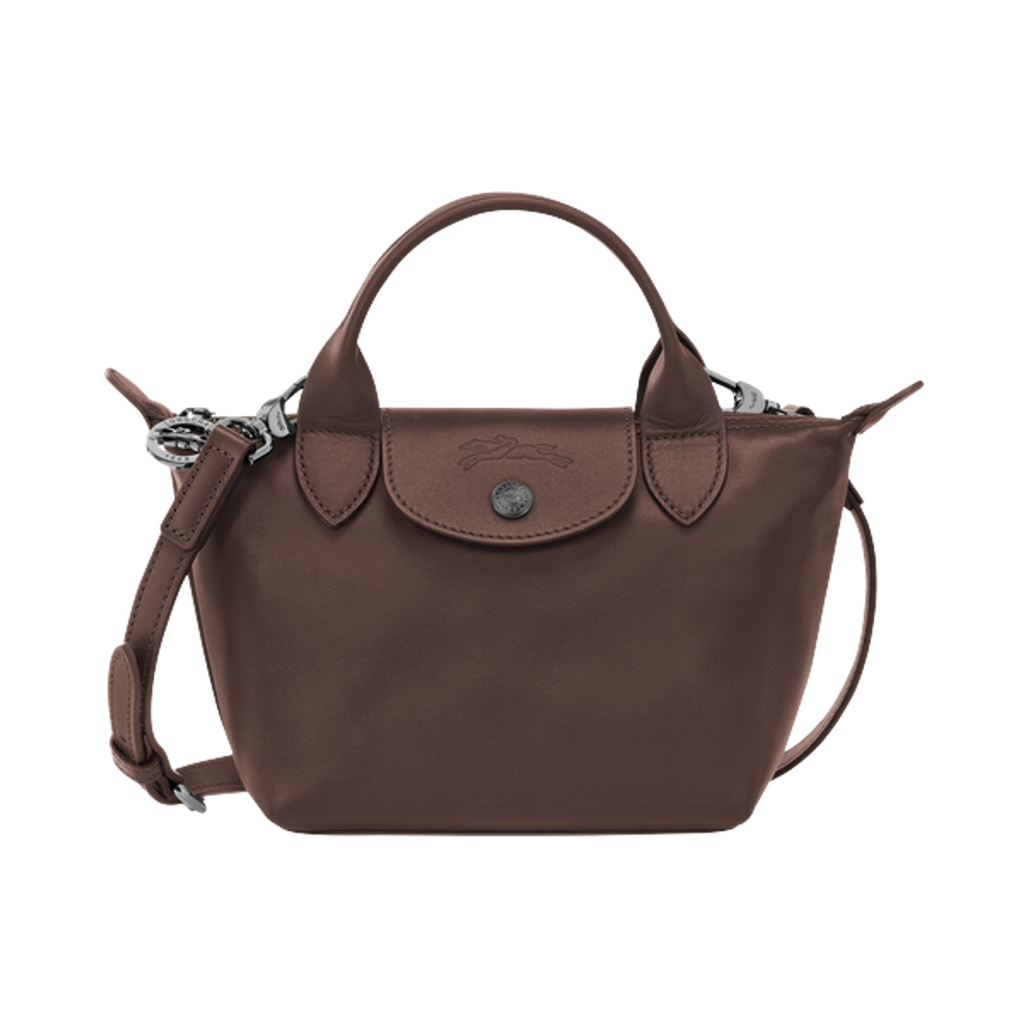 Pre-owned Longchamp Le Pliage Xtra Xs Handbag 'mocha' | Brown | Women's Size Onesize
