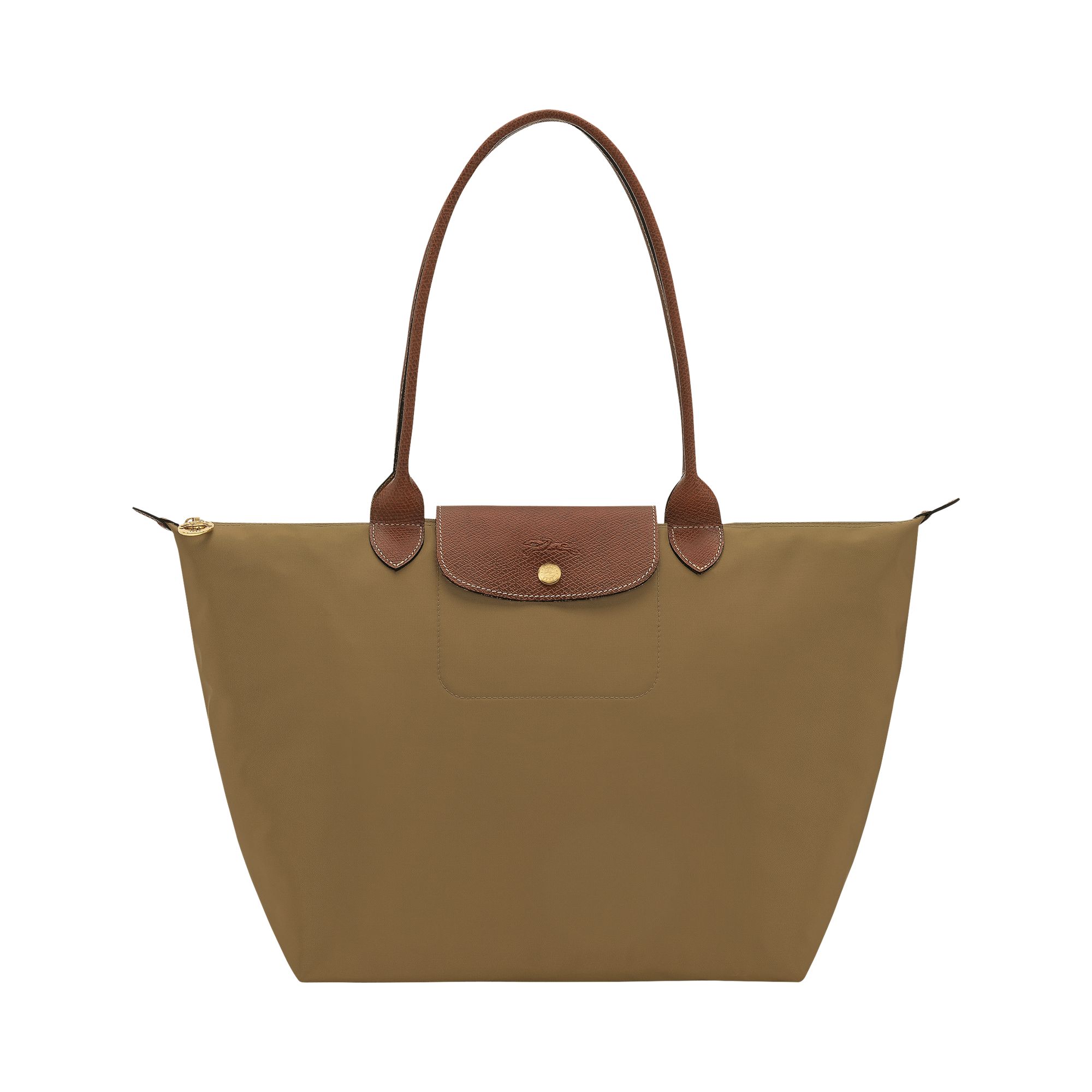 Pre-owned Longchamp Le Pliage Original L Tote Bag 'olive' | Green | Women's Size Onesize