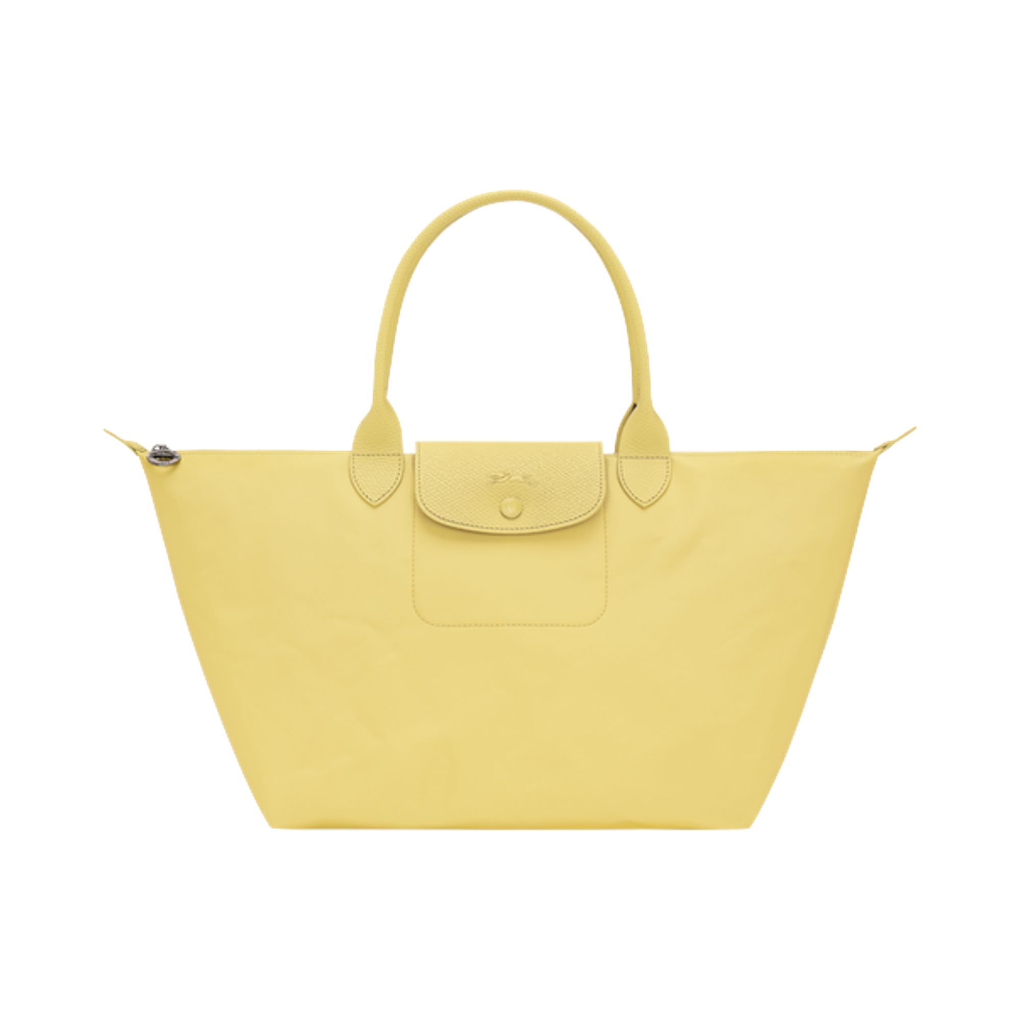 Pre-owned Longchamp Le Pliage One L Handbag 'lime' | Green | Women's Size Onesize