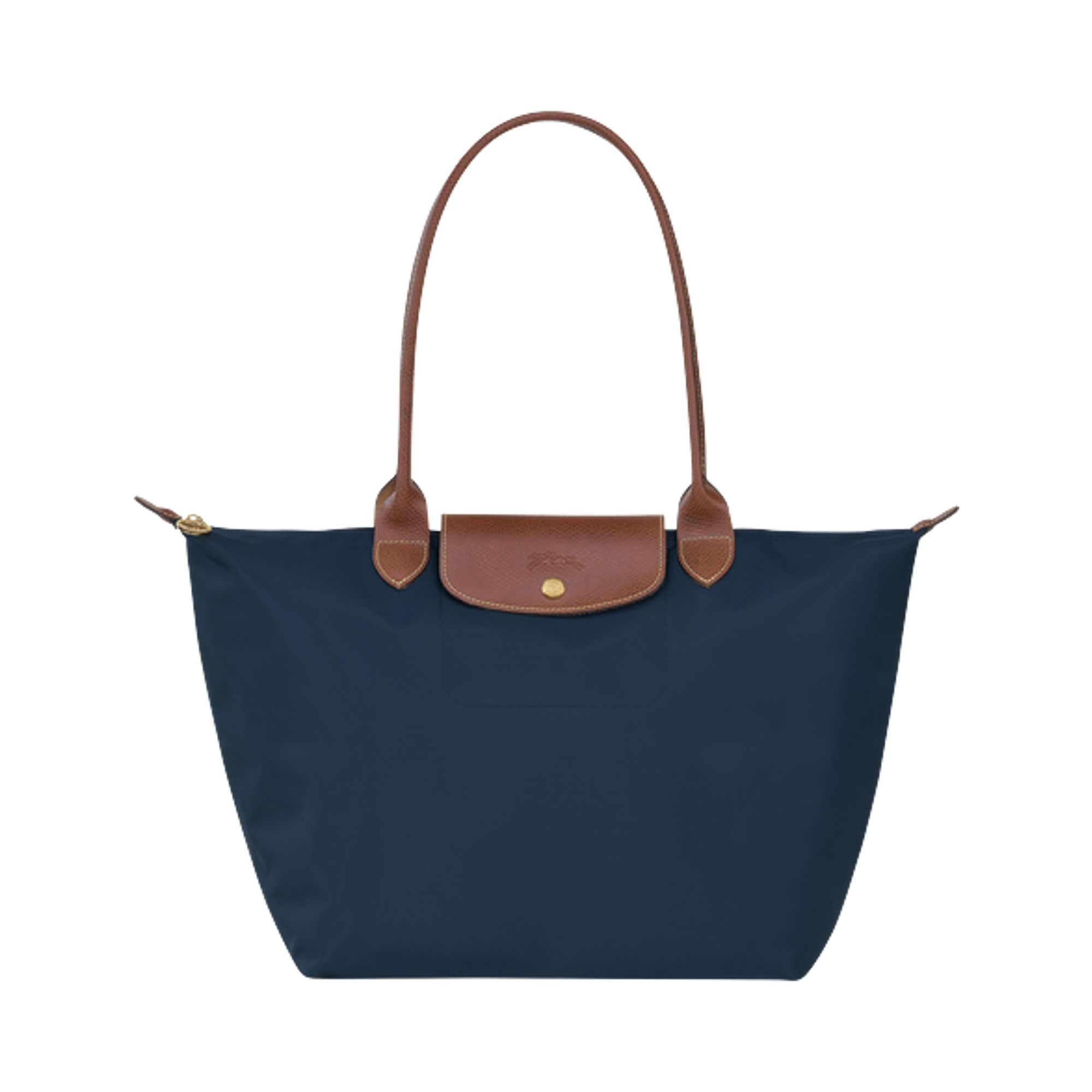 Pre-owned Longchamp Le Pliage Original L Tote Bag 'navy' | Blue | Women's Size Onesize