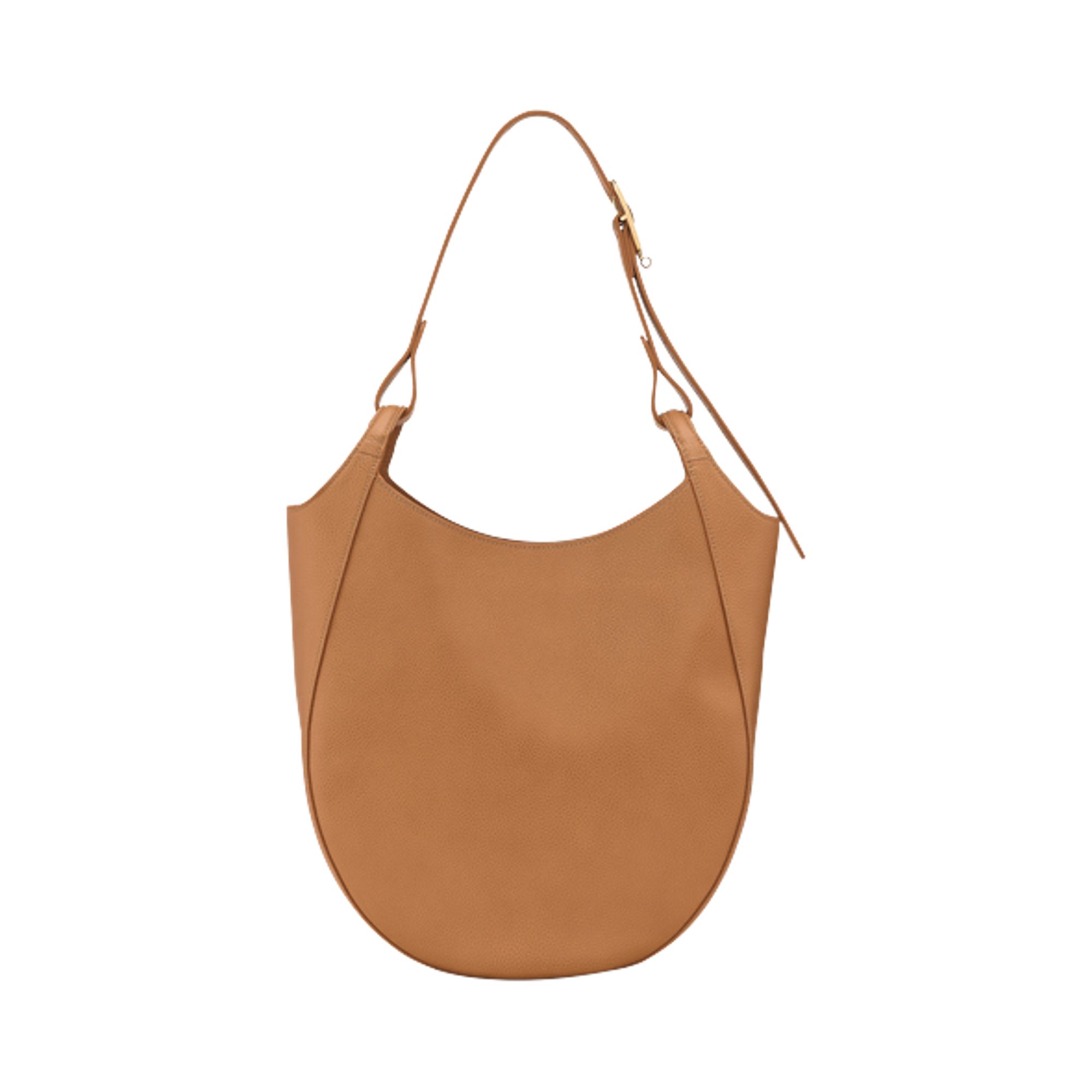 Pre-owned Longchamp Le Foulonné L Hobo Bag 'pecan' | Tan | Women's Size Onesize
