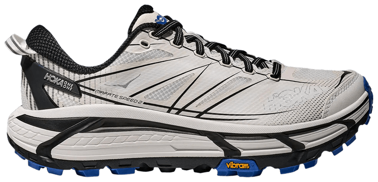HOKA Mafate Speed 2 White Black Blue