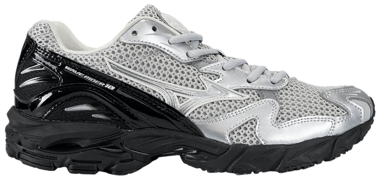 Mizuno Wave Rider 10 Silver Black