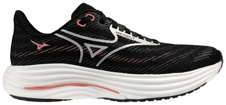 Mizuno Wmns Wave Rider 29 Super Wide Black Silver