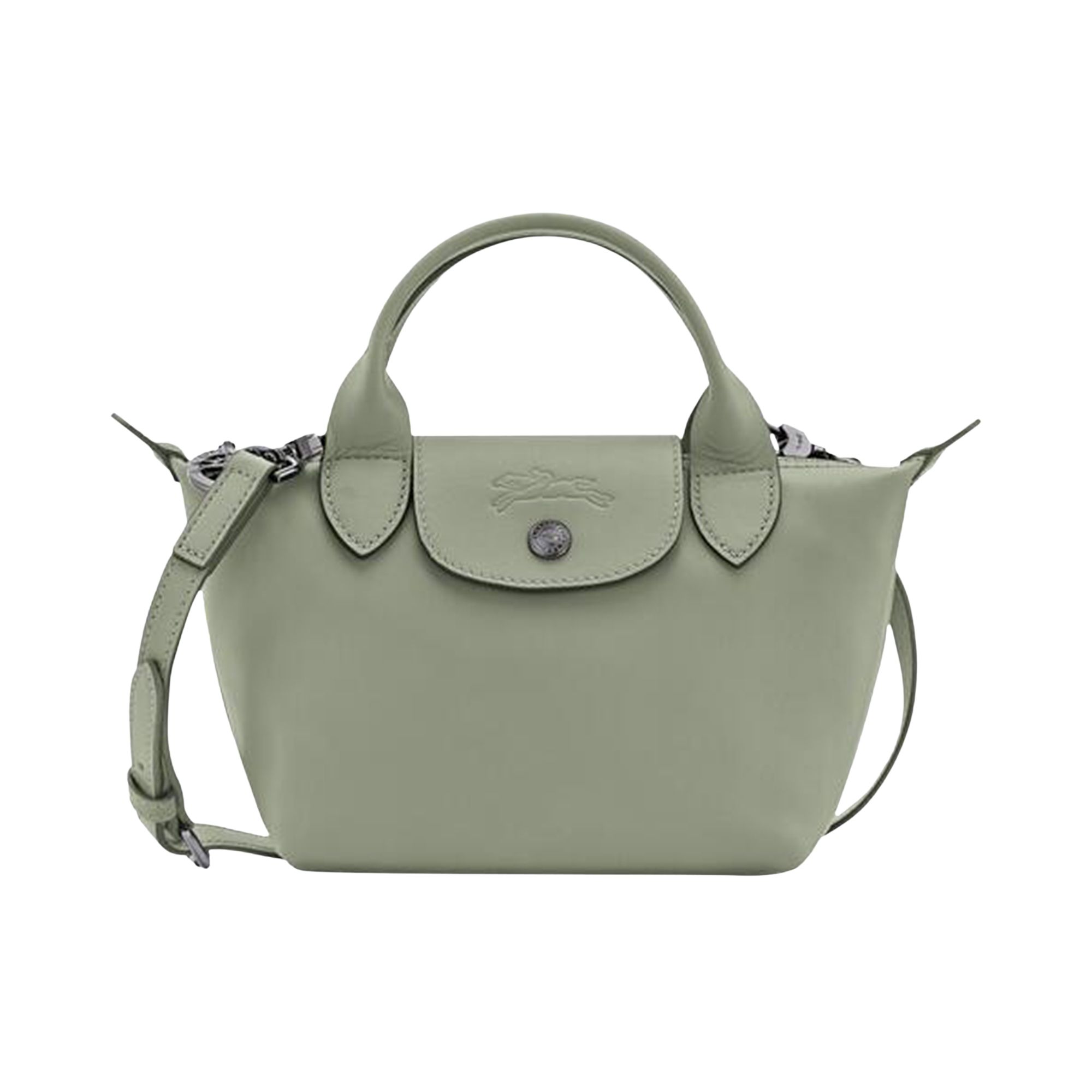 Pre-owned Longchamp Le Pliage Xtra Xs Handbag 'tundra' | Green | Women's Size Onesize