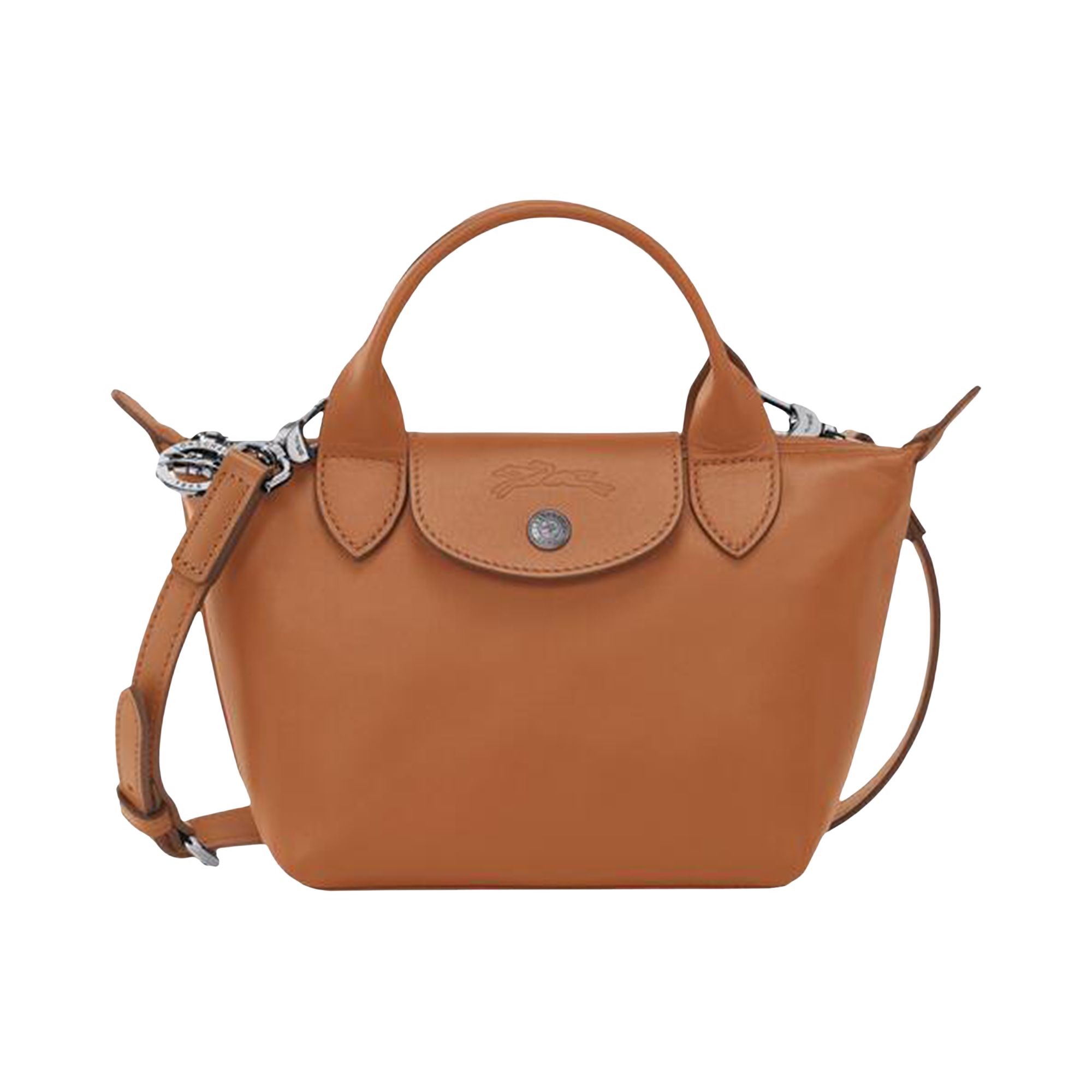 Pre-owned Longchamp Le Pliage Xtra Xs Handbag 'cashew' | Brown | Women's Size Onesize