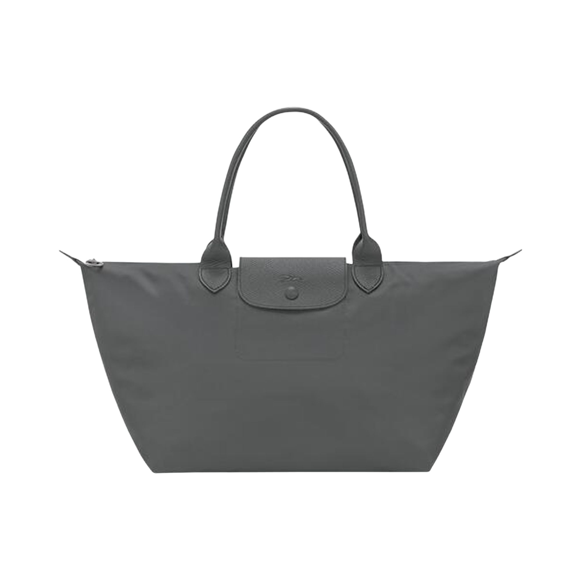 Pre-owned Longchamp Le Pliage One L Handbag 'anthracite' | Grey | Women's Size Onesize