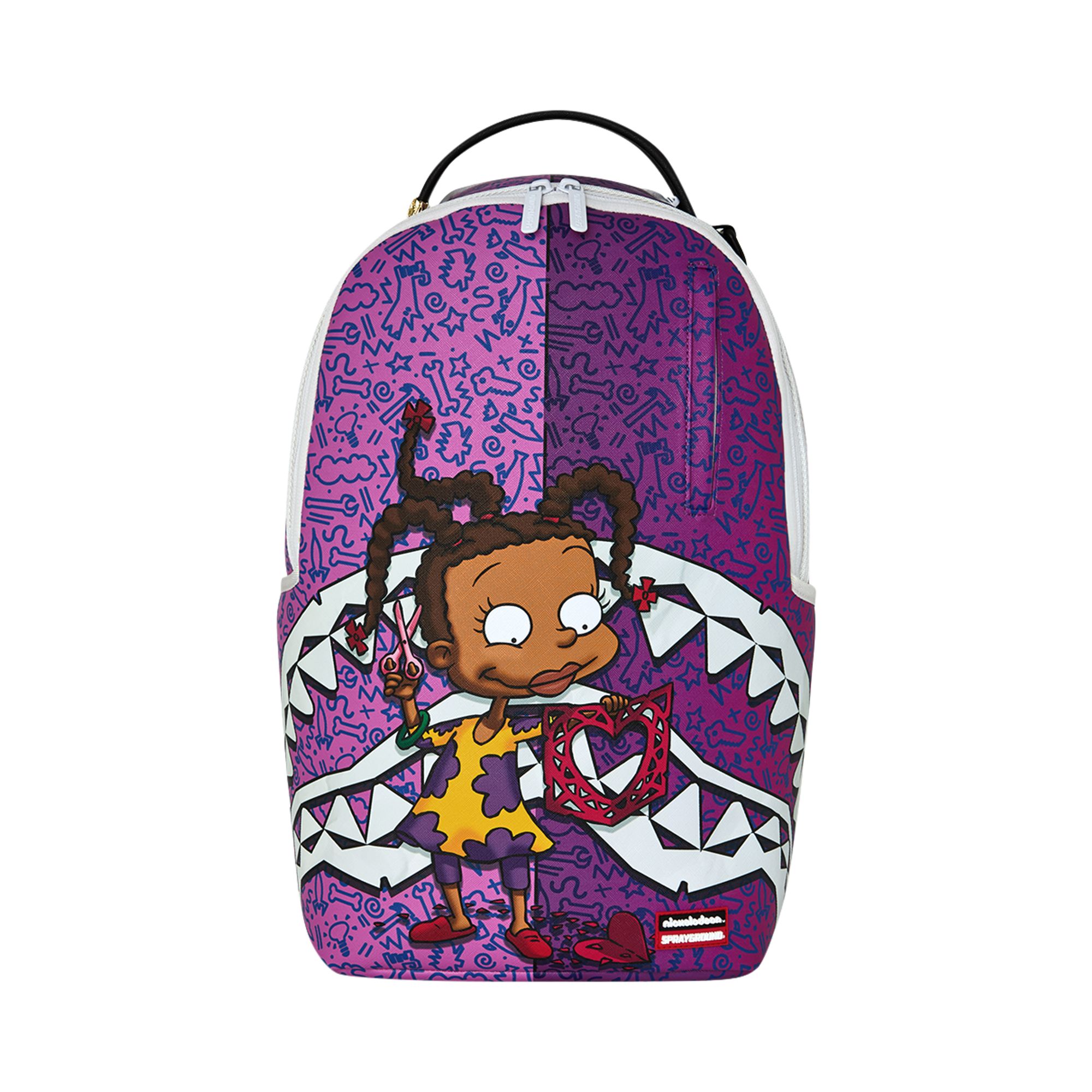 Pre-owned Sprayground Rugrats Susie Paper Hearts Backpack 'multicolor' | Multi-color | Men's Size Onesize