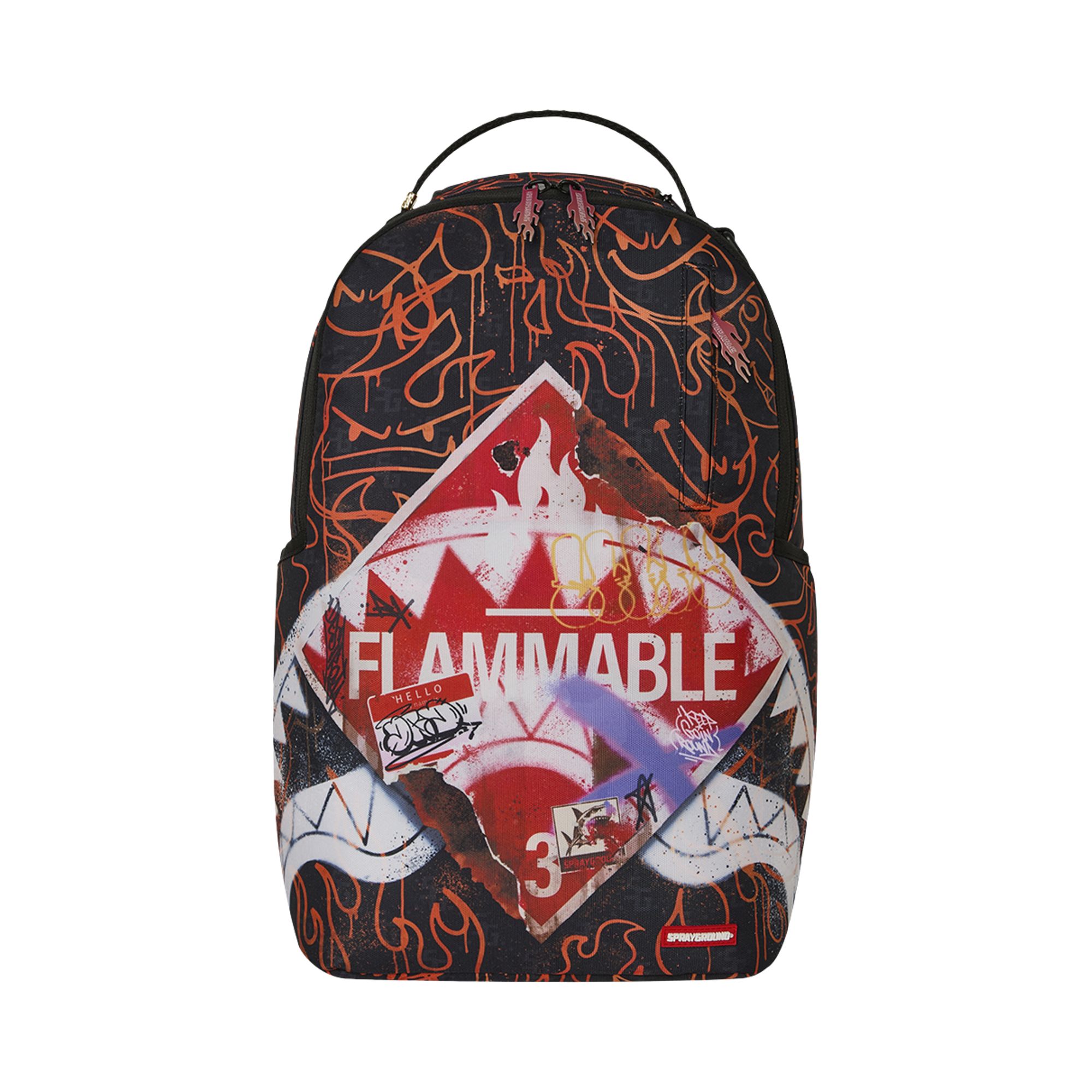 Pre-owned Sprayground Bag Too Hot Backpack 'multicolor' | Multi-color | Men's Size Onesize