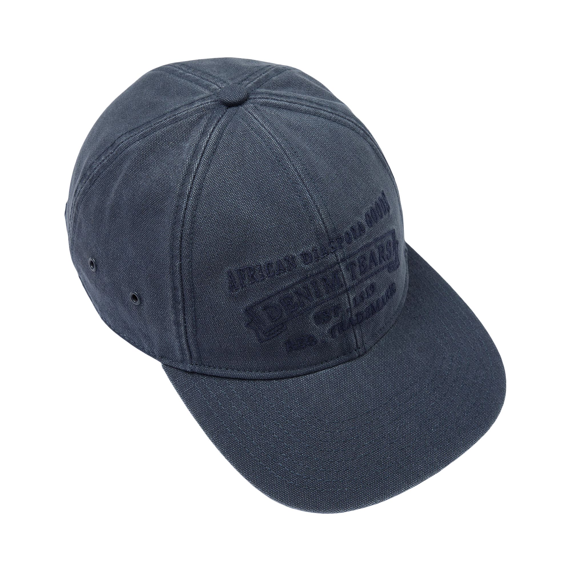 Pre-owned Denim Tears Mono Adg Stamp Cap 'blue' | Men's Size Onesize