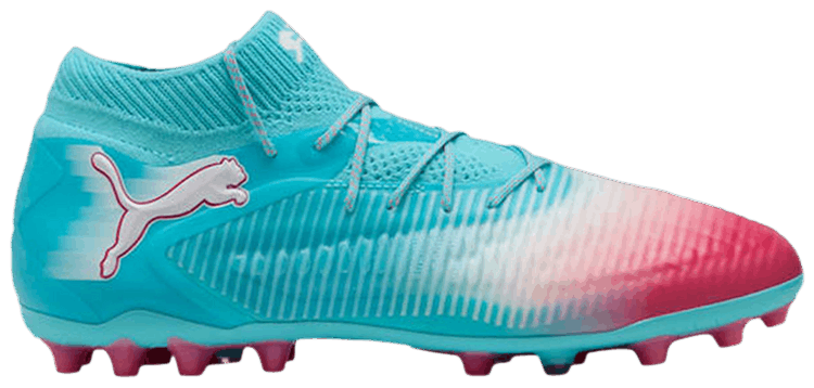 Puma Future 8 Ultimate Rechrge MG Hero Blue White Sunset Pink