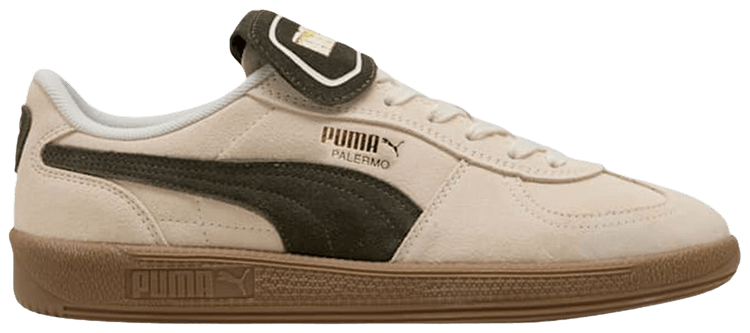 Puma Palermo Premium Suede Alpine Snow Dark Olive