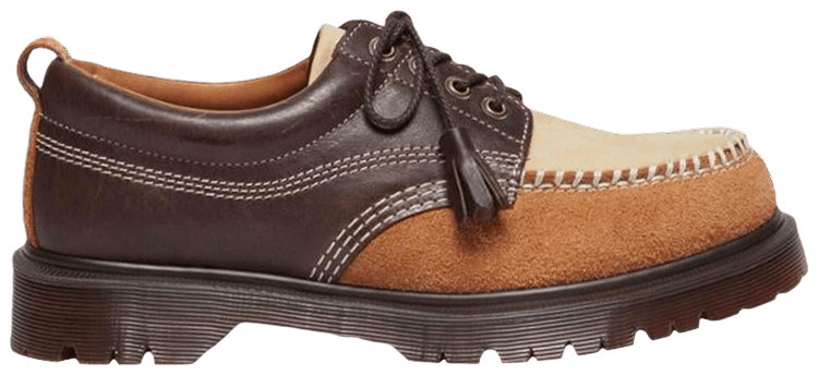 Dr Martens Lowell Dark Brown Light Tan Desert
