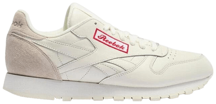 Reebok Classic Leather Chalk Sand Stone Primal Red