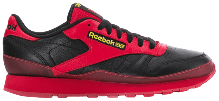 Reebok Classic Leather Black Red