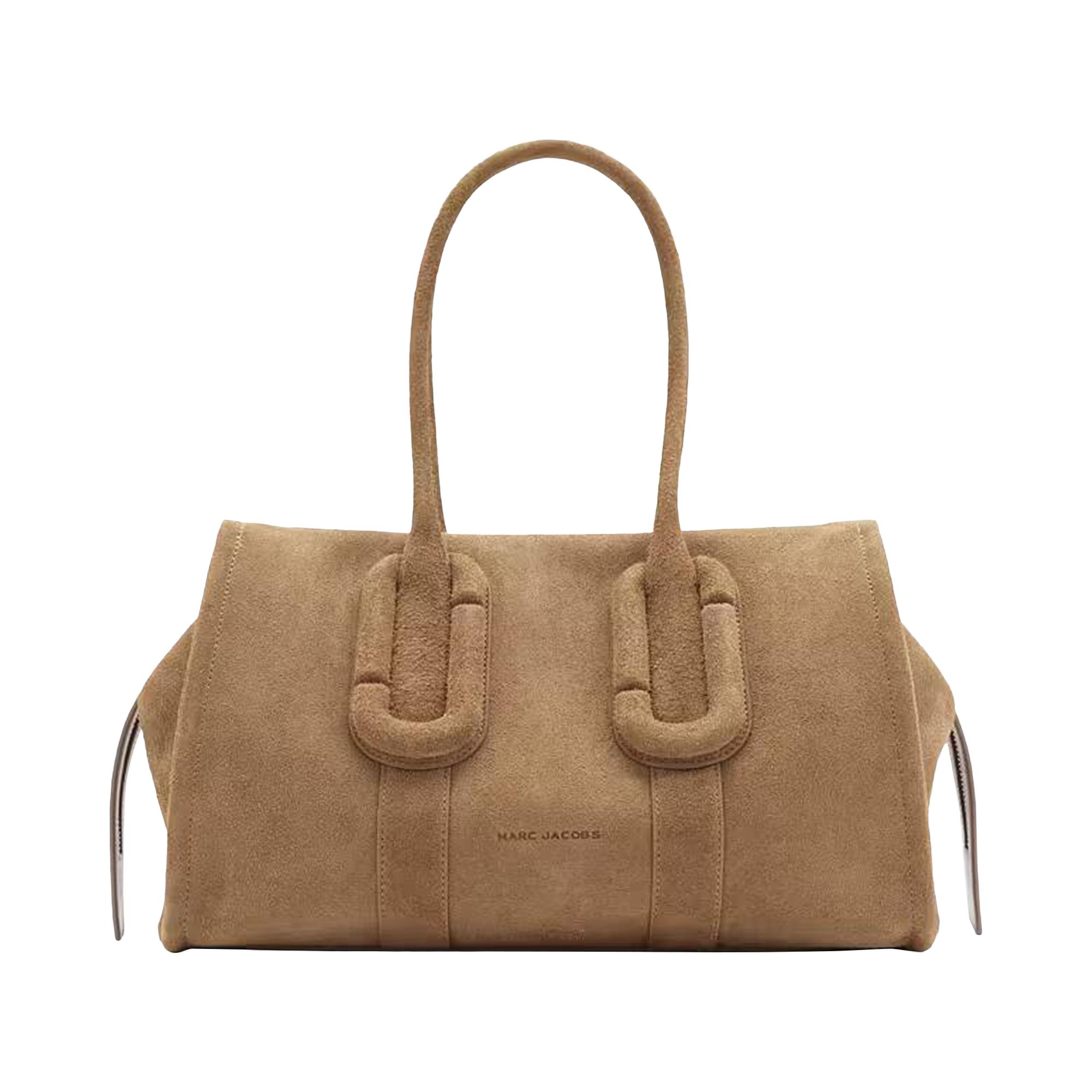 Pre-owned Marc Jacobs Hairy Suede Babe City Tote Bag 'hazelnut' | Brown | Women's Size Onesize
