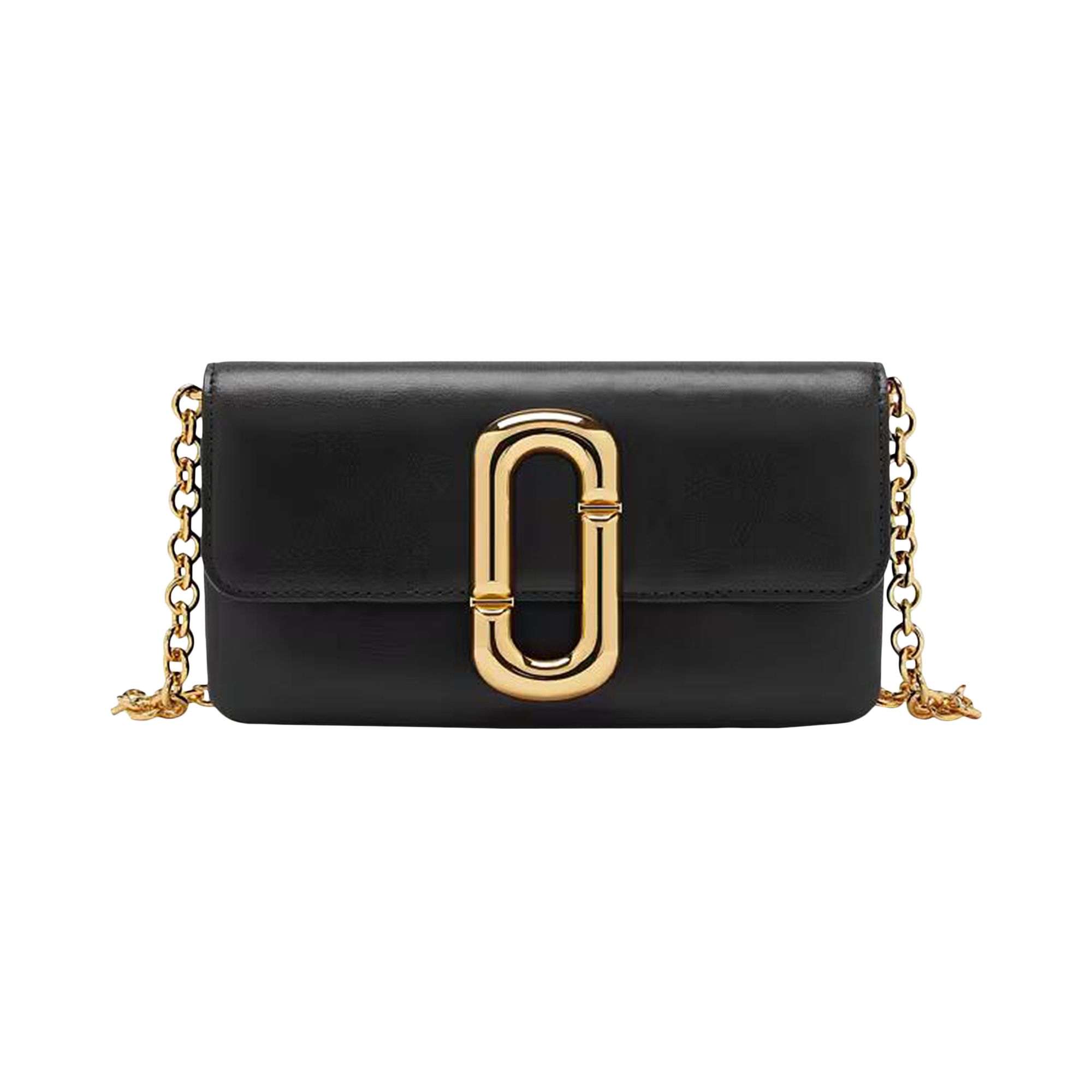 Pre-owned Marc Jacobs Wallet On Chain 'black' | Women's Size Onesize
