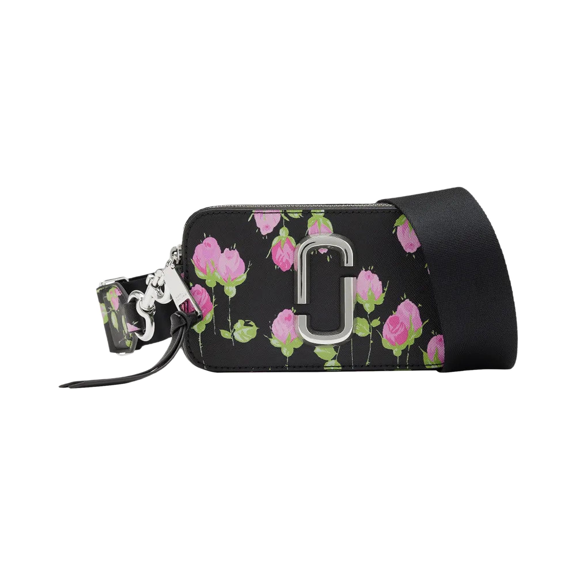 Pre-owned Marc Jacobs The Vintage Floral Snapshot Bag 'black/multicolor' | Women's Size Onesize
