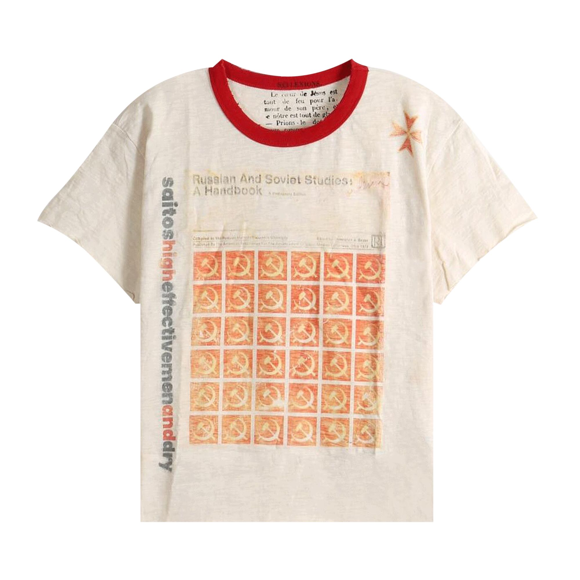 Pre-owned Saitos Silent System Tee 'cream' | Men's Size Onesize