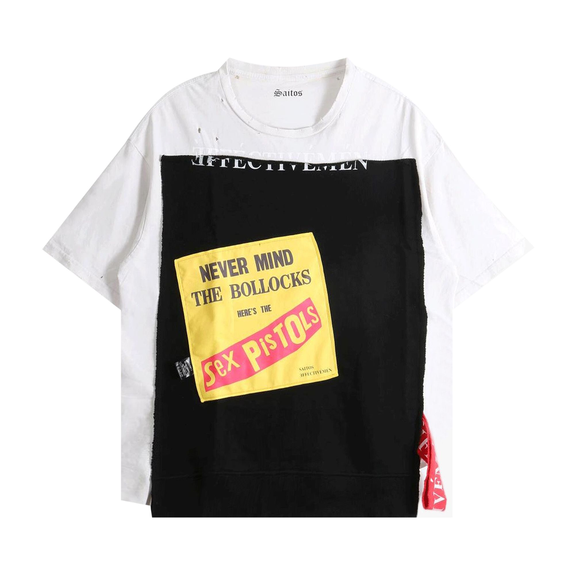 Pre-owned Saitos Sex Pistols Patch Tee 'white' | Men's Size Onesize