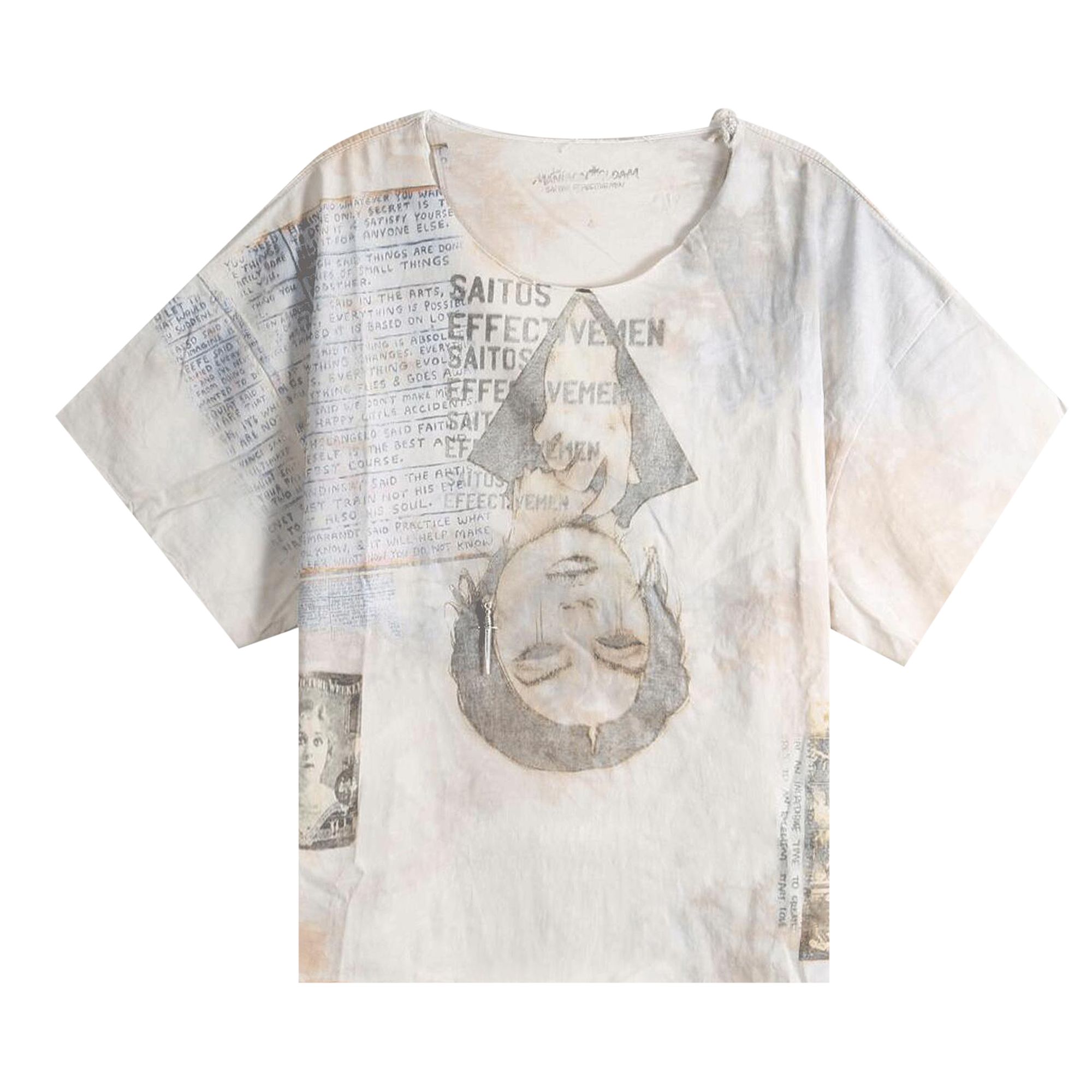 Pre-owned Saitos She Doesn't Cry Tee 'white' | Men's Size Onesize