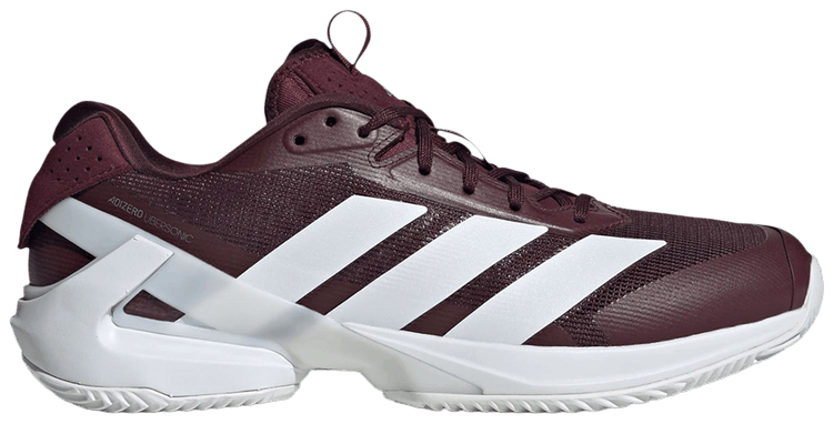 adidas Adizero Ubersonic 5 Clay Tennis Maroon Silver Metallic