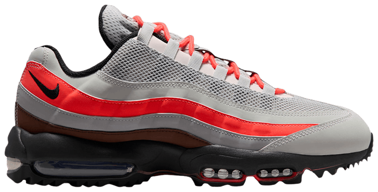 Nike Air Max 95 Golf Light Silver Smoke Grey Bright Crimson