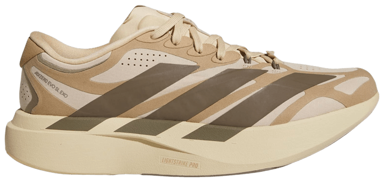 adidas Adizero EVO SL EXO Suede Magic Beige Carbon Cardboard