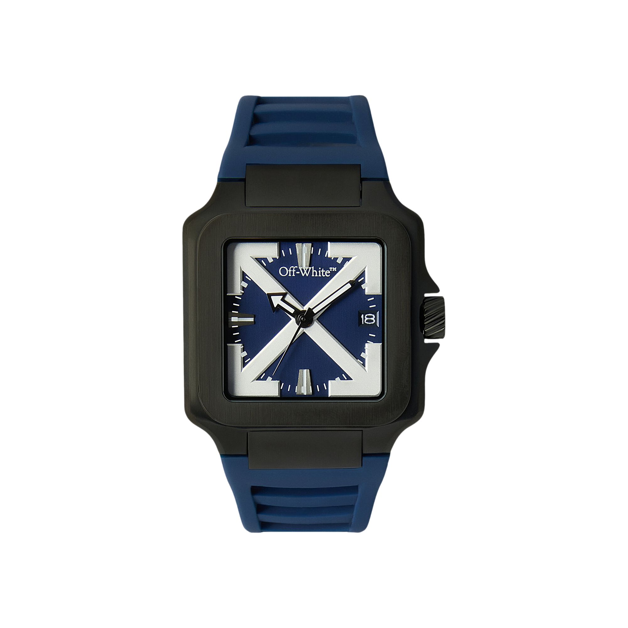 Pre-owned Off-white Proto Layer Silicone Watch 'black' | Men's Size Onesize