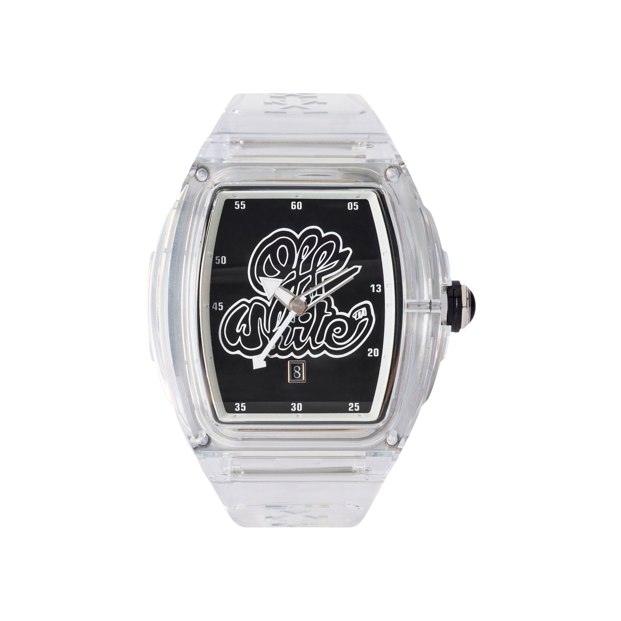 Pre-owned Off-white Beat Synthetic Watch 'transparent' | Men's Size Onesize