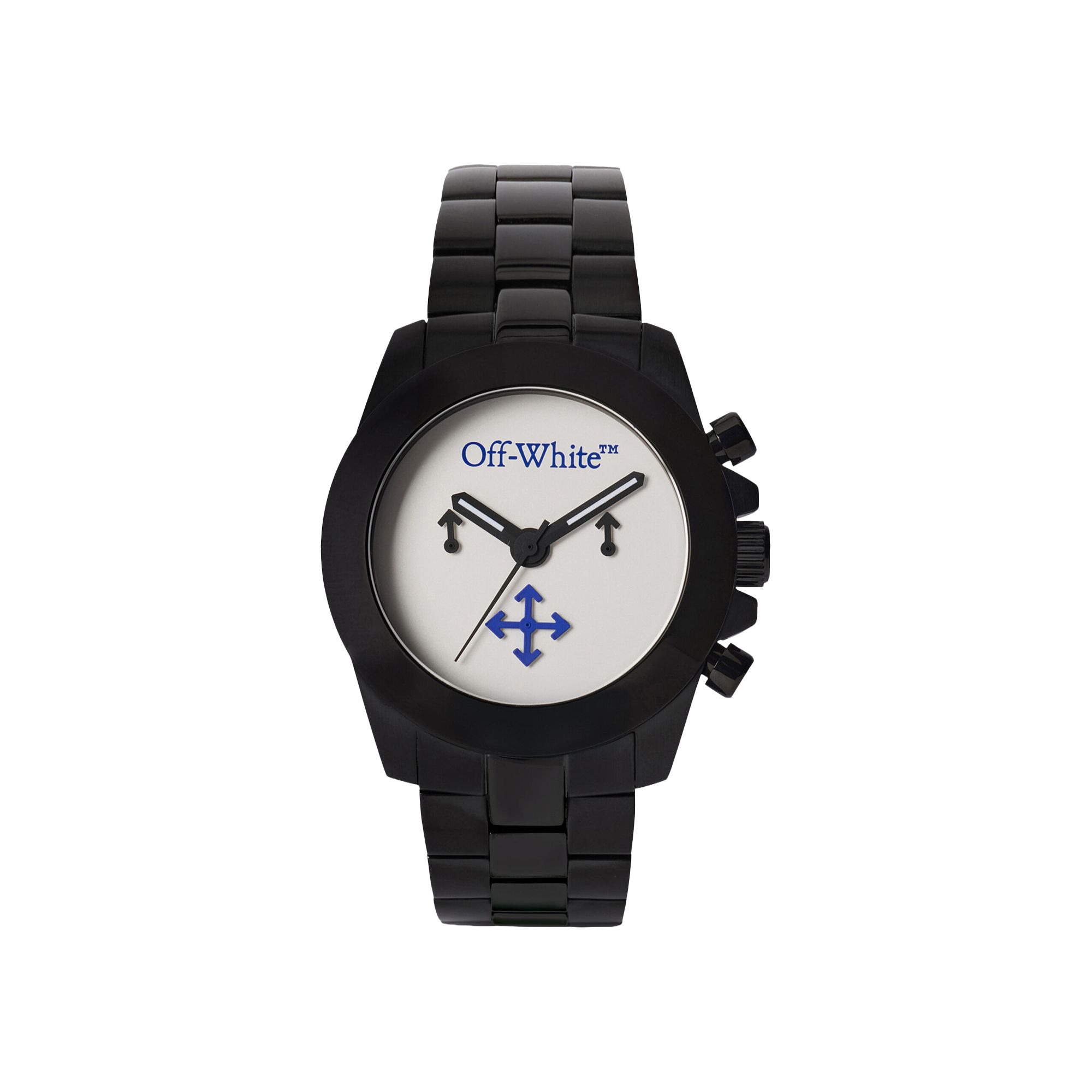 Pre-owned Off-white Reset Chronograph Watch 'black' | Men's Size Onesize