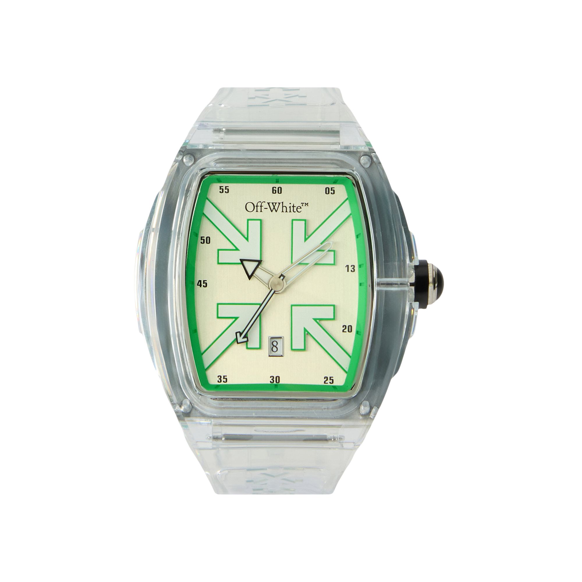 Pre-owned Off-white Beat Synthetic Watch 'transparent' | Men's Size Onesize