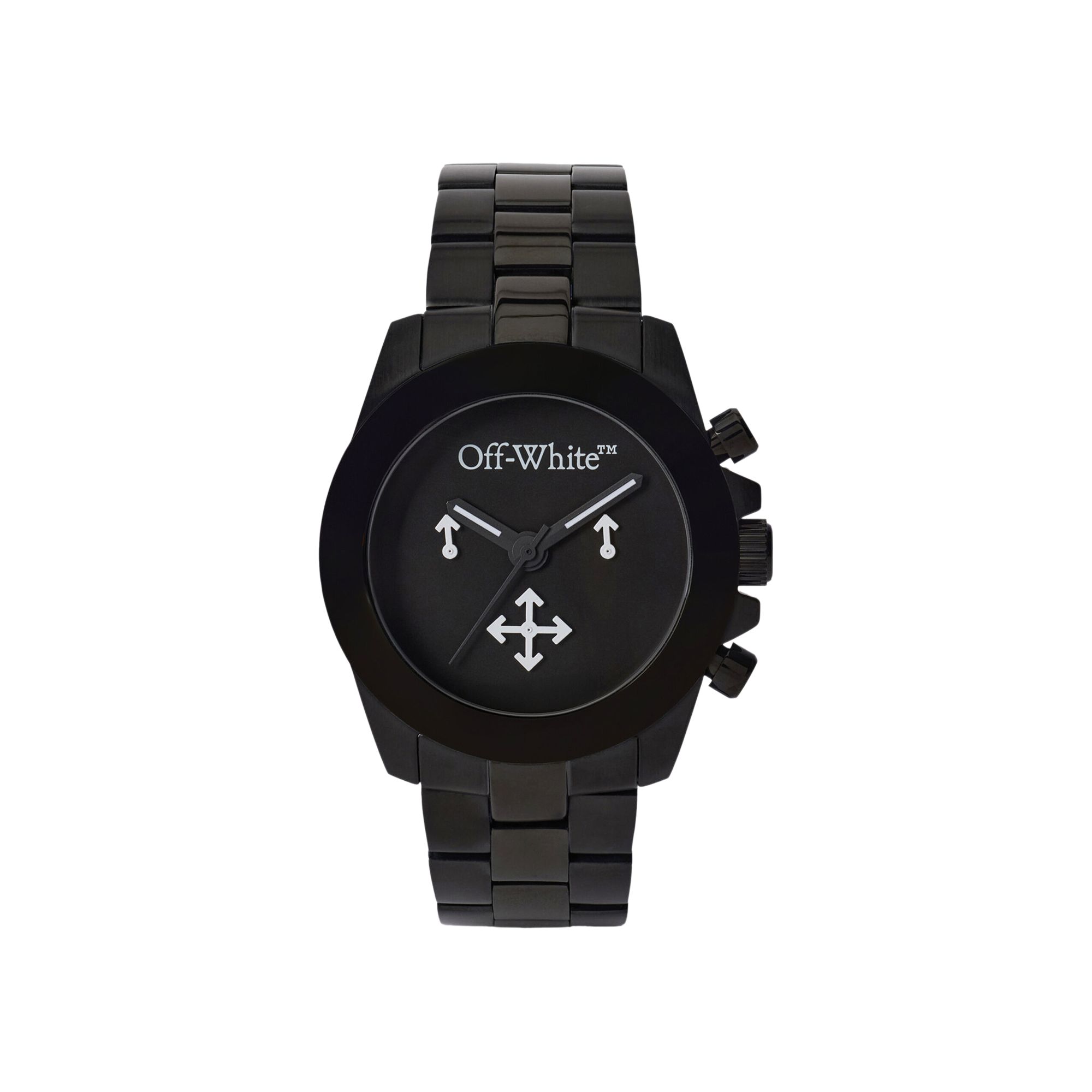 Pre-owned Off-white Reset Chronograph Watch 'black' | Men's Size Onesize