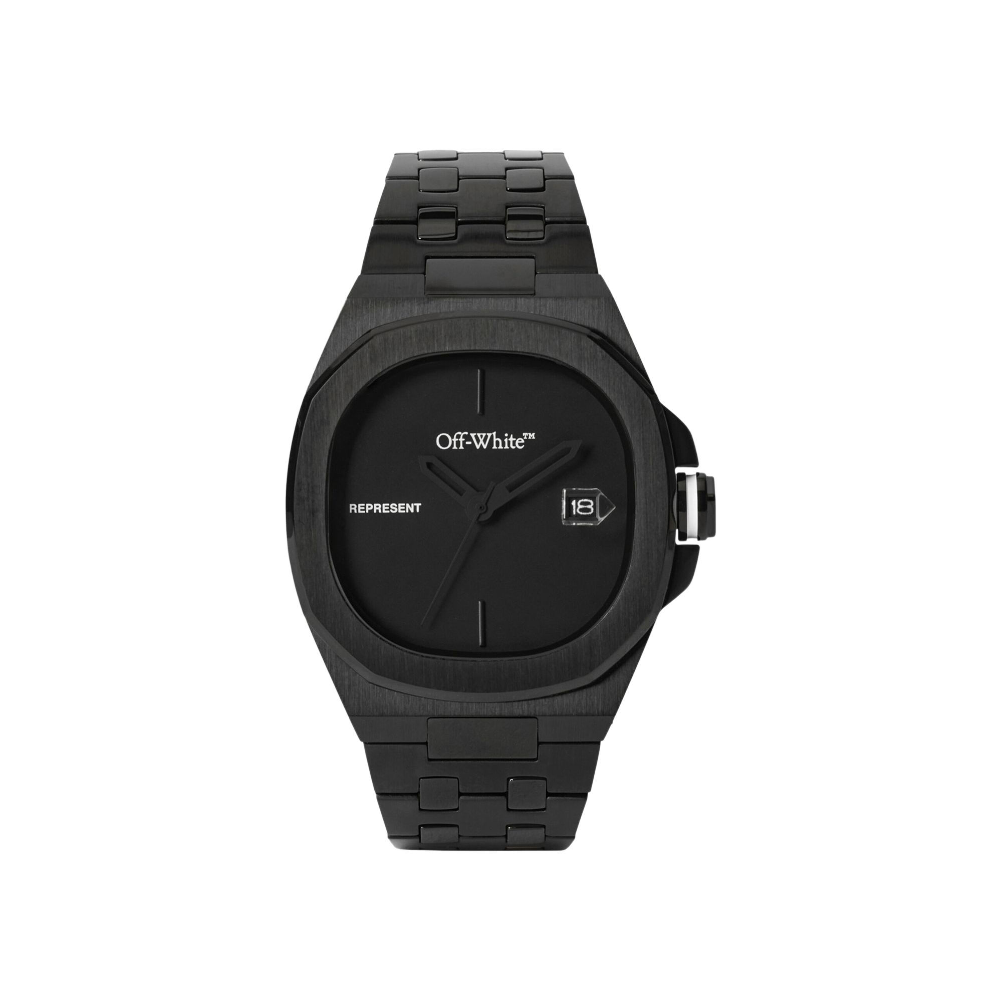 Pre-owned Off-white Object Bracelet Watch 'black' | Men's Size Onesize