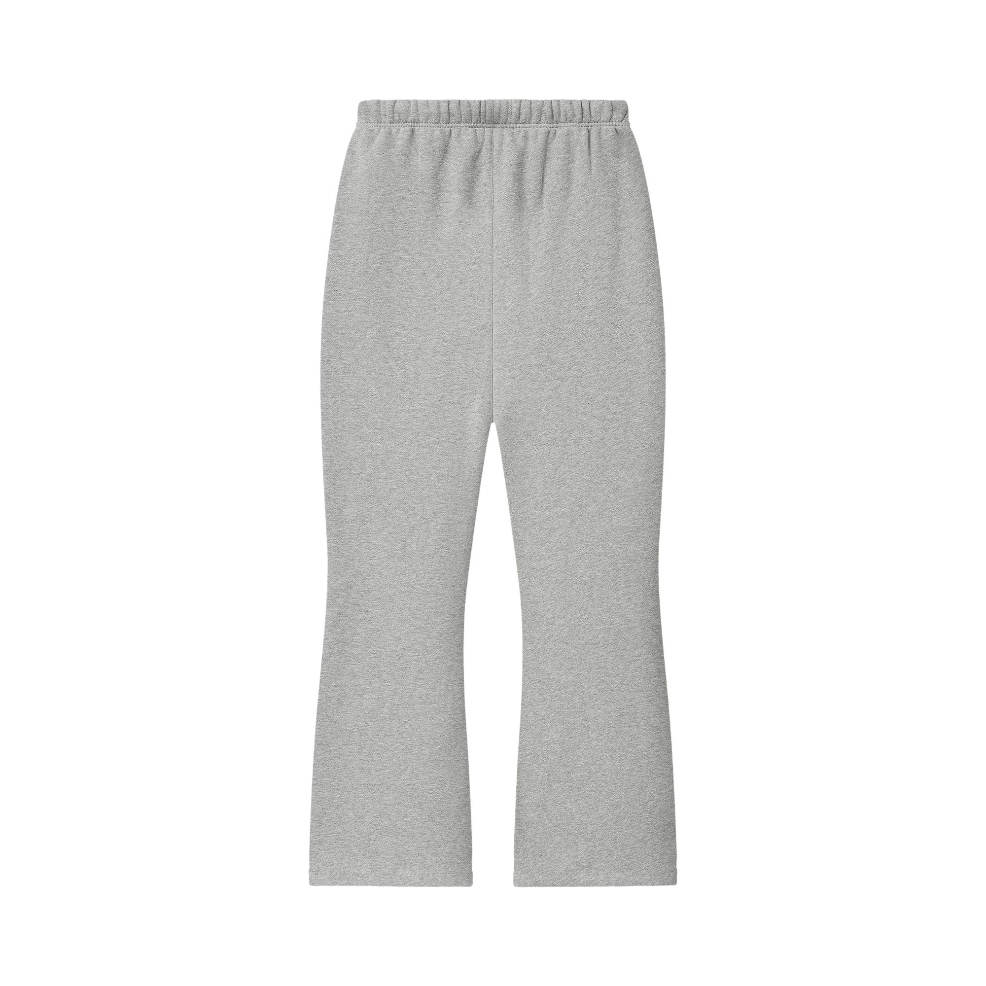 Pre-owned Essentials Fear Of God  Signature Classic Flare Sweatpant 'concrete Heather' | Grey | Women's Size M