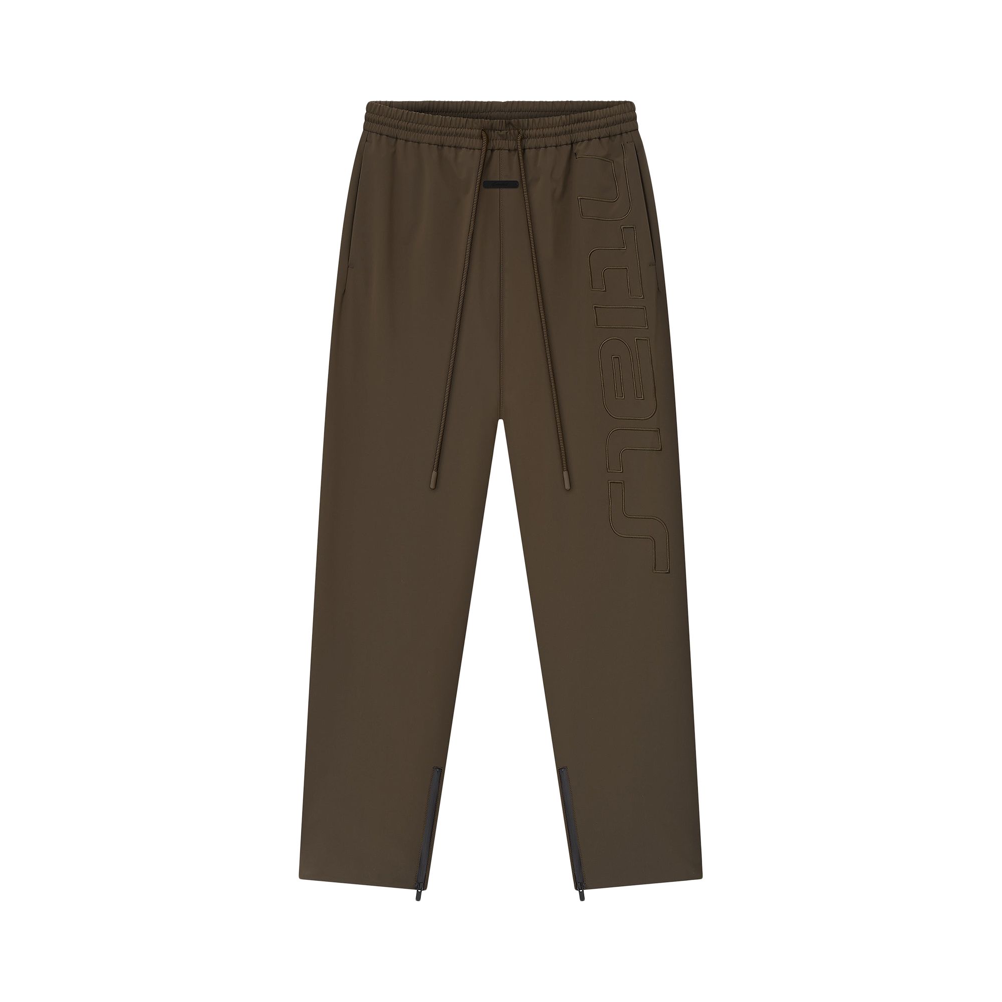 Pre-owned Essentials Fear Of God  Active Trace Track Pant 'brown' | Women's Size Xs